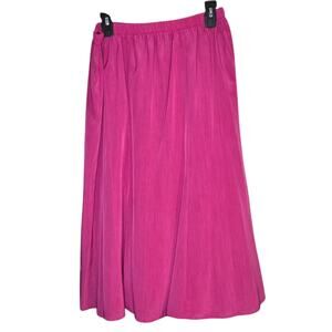 Regal XL Hot Pink Flowy Maxi Skirt [0280]